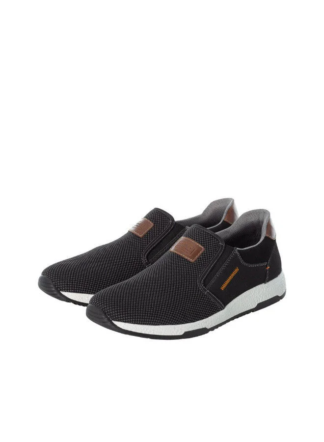 rieker Rieker Mens Casual Shoes B3450-00 Volos Black / Grey 116-1130