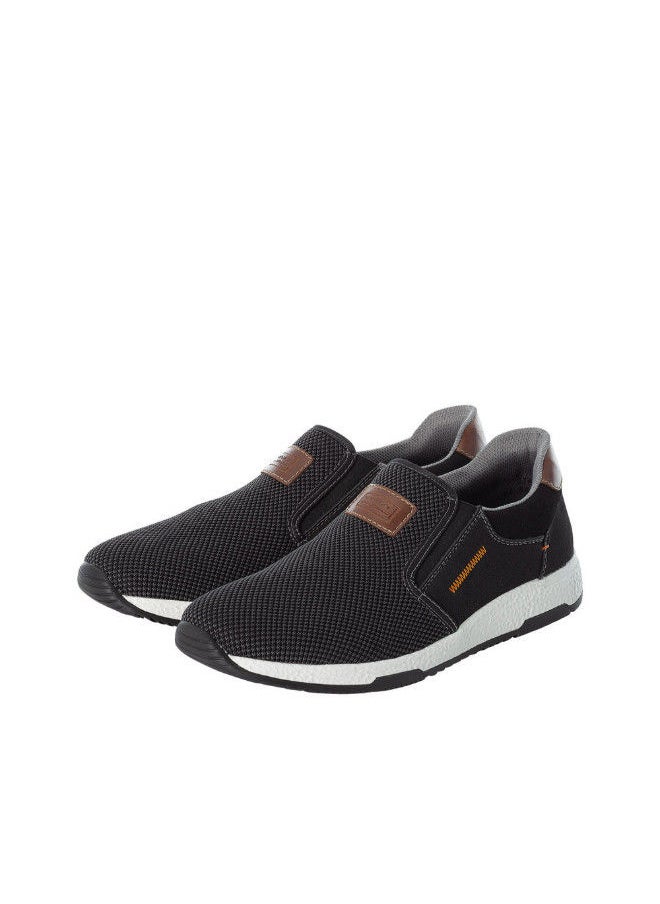 rieker Rieker Mens Casual Shoes B3450-00 Volos Black / Grey 116-1130  - Image 3