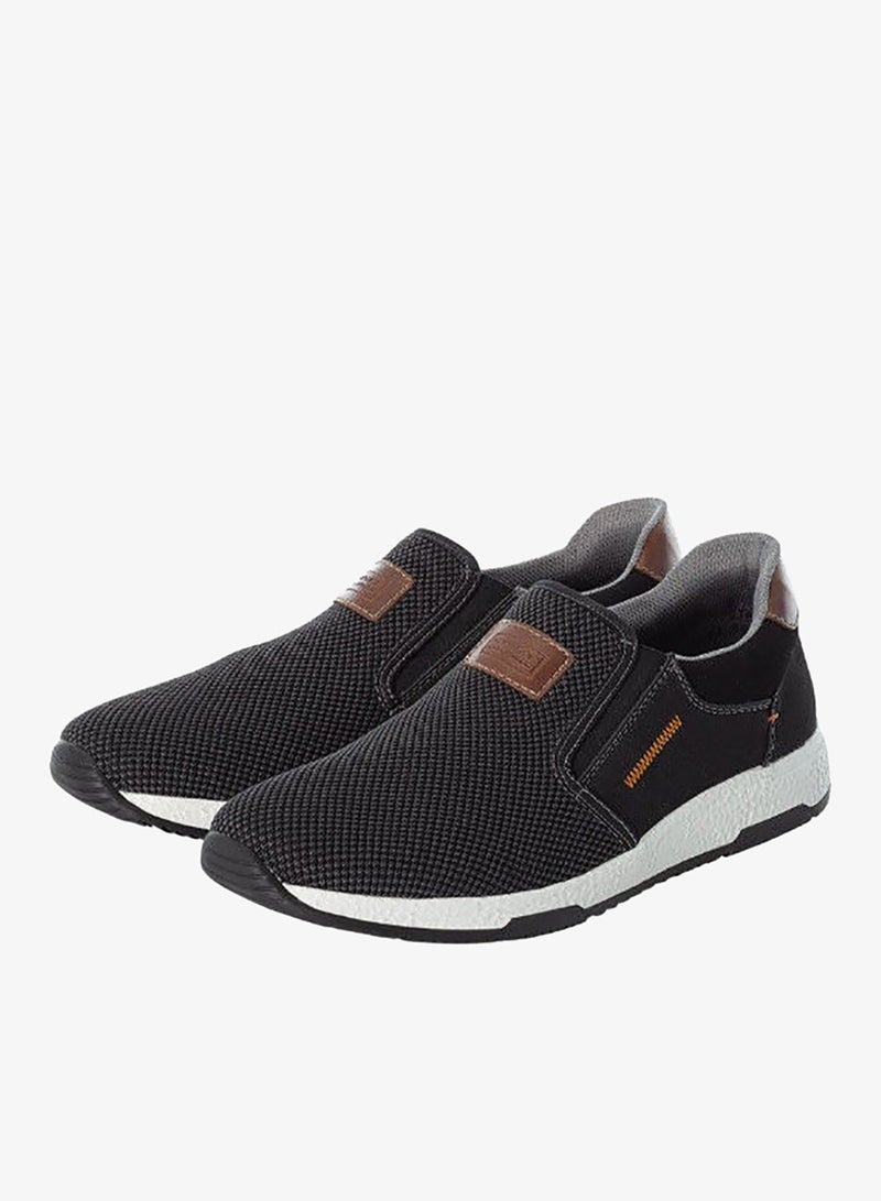 ريكر أحذية ريكر الرجالية الكاجوال فولوس أسود  رمادي - Image 3