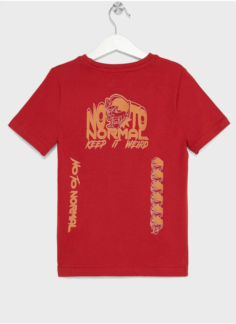 Pinata Boys Front And Back  Printed T-Shirt