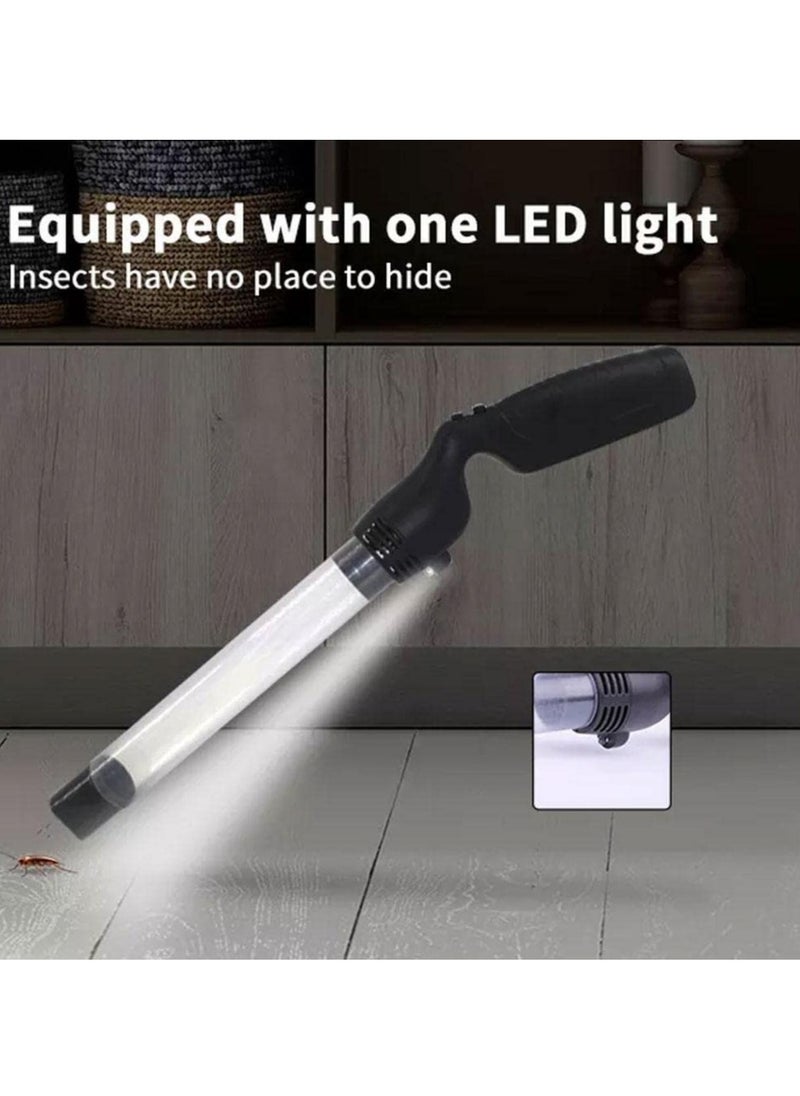 SYOSI SYOSI Vacuum Bug Catcher, Electric Bug Catcher Handheld Bug Vacuum with LED Flashlight for Catching Spiders, Ants, Flies, Stink Bugs, Beetles (Battery Not Included)  - Image 3