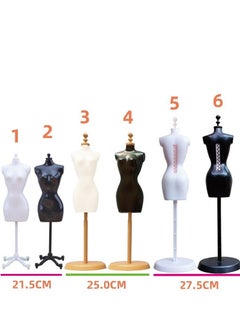 6-Piece Doll DIY Dress Up Mannequin Stand Toy