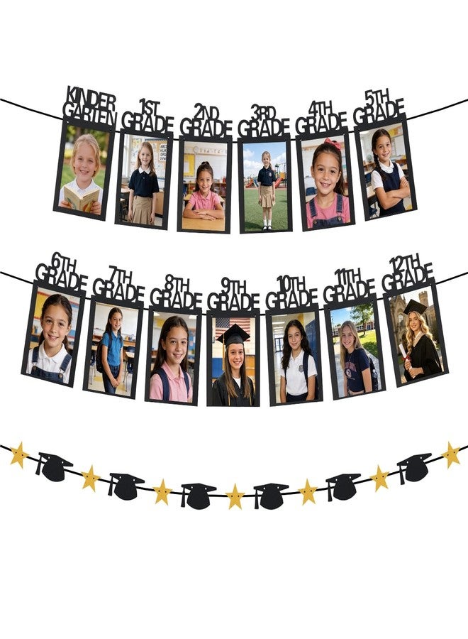 Ithmahco Graduation Decorations for Party - K-12 Graduation Photo Banner for 2026, Grad Picture Display, Grad Photo Banner for Pictures Class of 2026 - Image 1