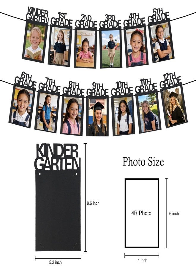 Ithmahco Graduation Decorations for Party - K-12 Graduation Photo Banner for 2026, Grad Picture Display, Grad Photo Banner for Pictures Class of 2026 - Image 2