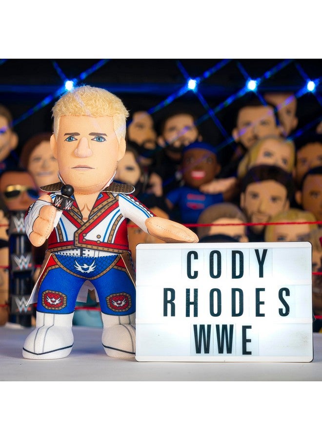 Bleacher Creatures WWE Superstar Cody Rhodes 10" Plush Figure - A Wrestling Star for Play or Display - Image 2