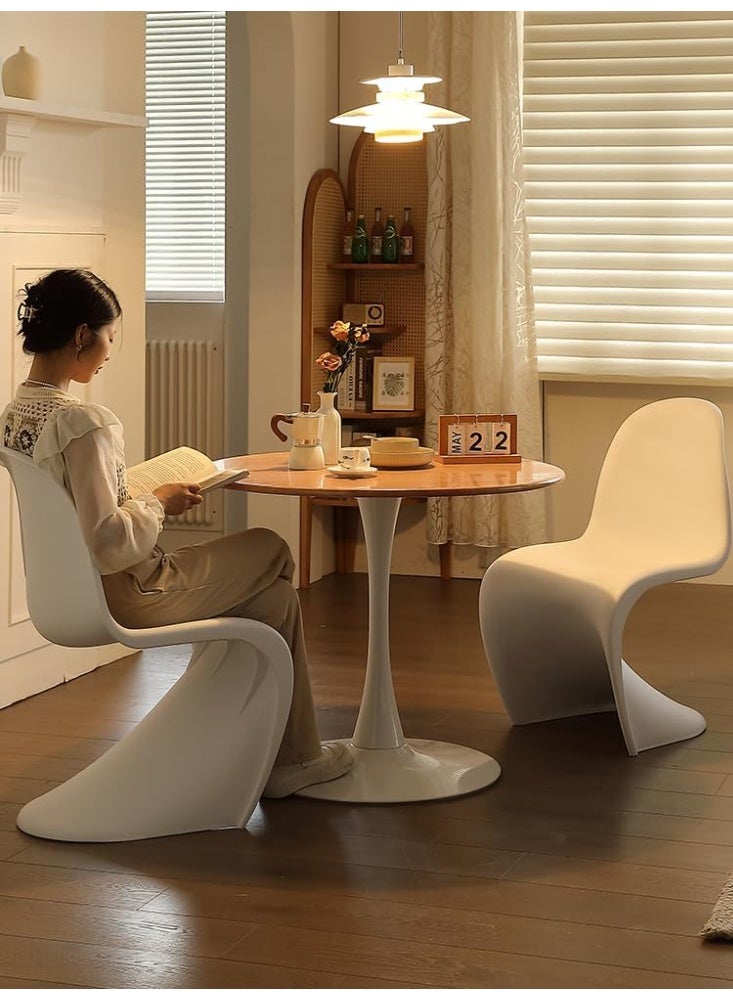 DubaiGallery طاولة جانبية دائرية، طاولة زخرفية صغيرة داخلية، طاولة جانبية خارجية، طاولة جانبية للفناء، طاولة جانبية للحديقة، طاولة جانبية بجانب السرير - Image 4