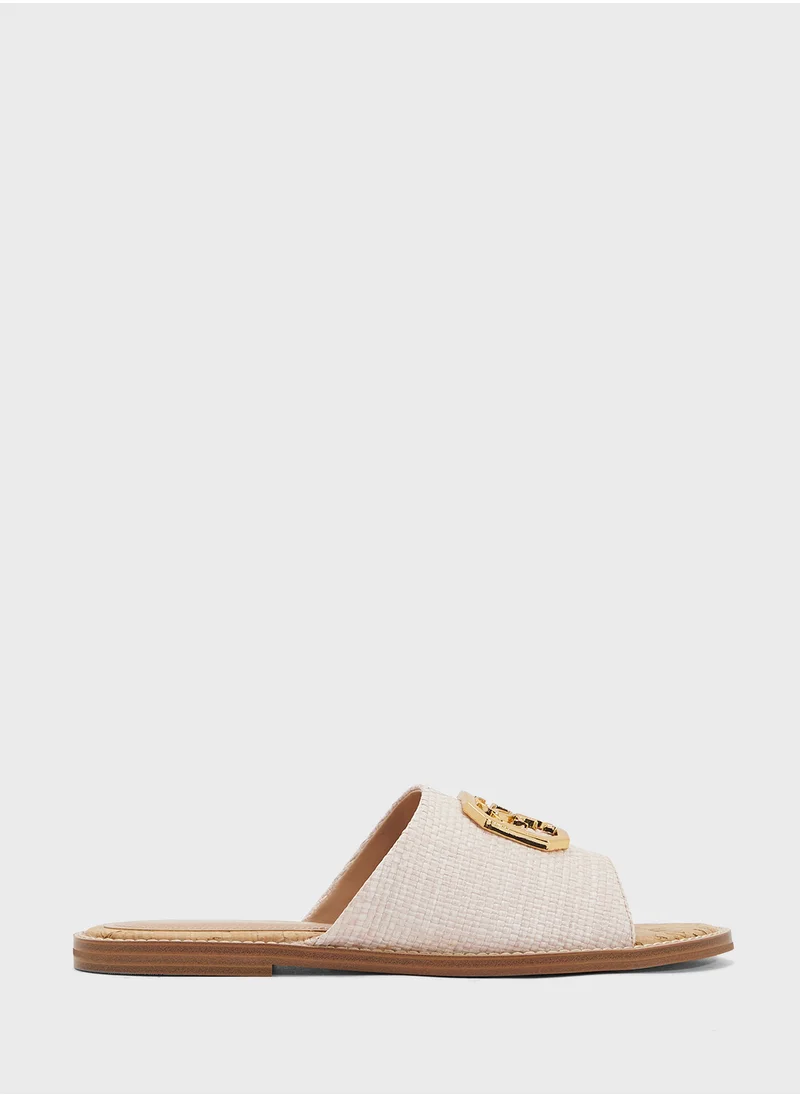 GUESS Single Strap Flat Sandals