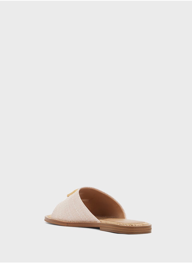 GUESS Single Strap Flat Sandals  - Image 2