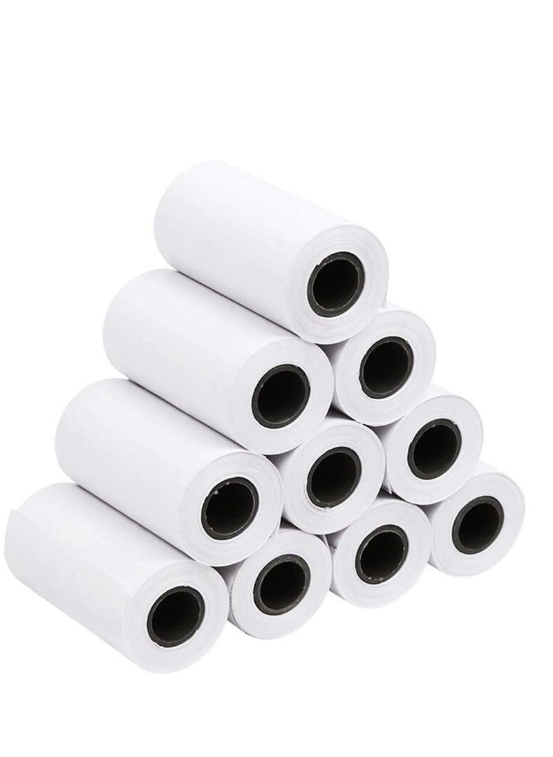 Terabyte 10 Thermal Paper Receipt Rolls, each measuring 30mm in width and 57mm in diameter, ensuring you have an ample supply for all your POS, cash register, receipt, and credit card machine needs  - Image 4