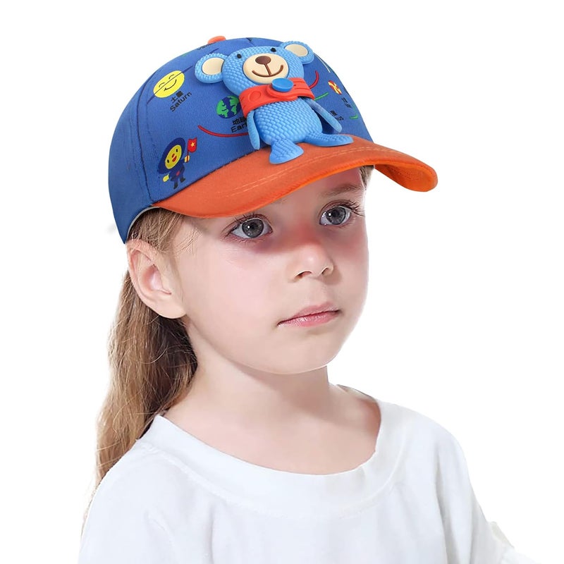 VRITRAZ Cartoon Character Printed Little Cap for Kids, Baby Girls and Boys 3-12 Years - Image 2