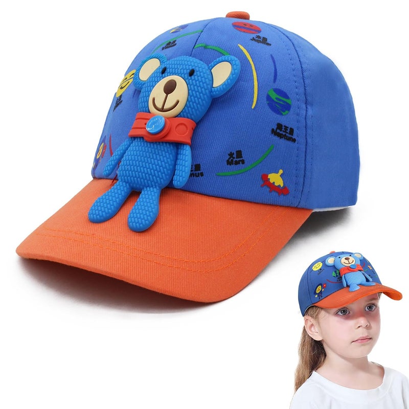 VRITRAZ Cartoon Character Printed Little Cap for Kids, Baby Girls and Boys 3-12 Years - Image 1