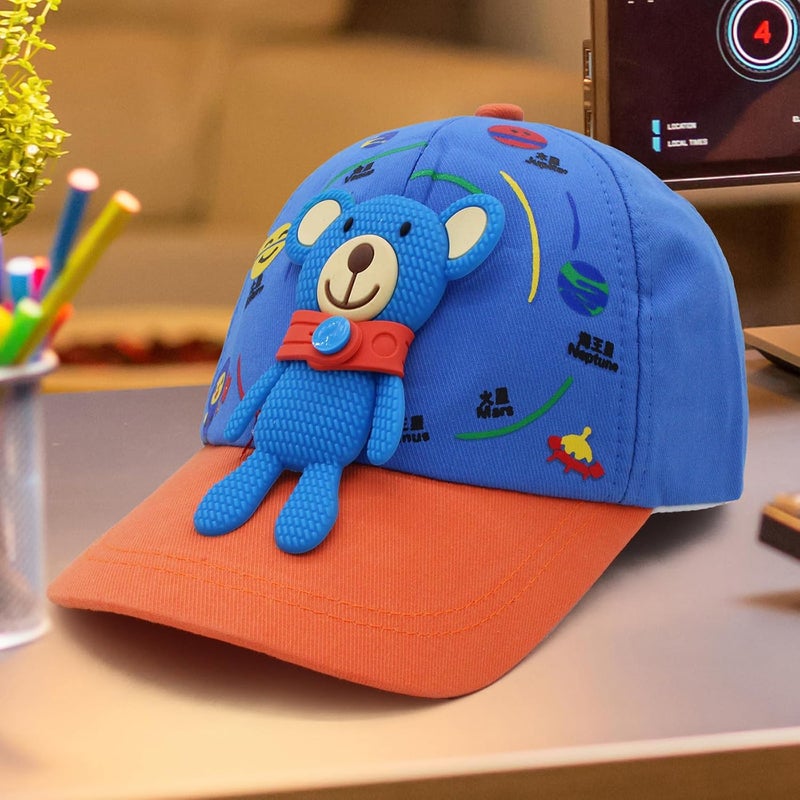 VRITRAZ Cartoon Character Printed Little Cap for Kids, Baby Girls and Boys 3-12 Years - Image 3