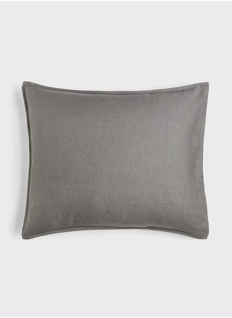 اتش اند ام Washed Linen Pillowcase