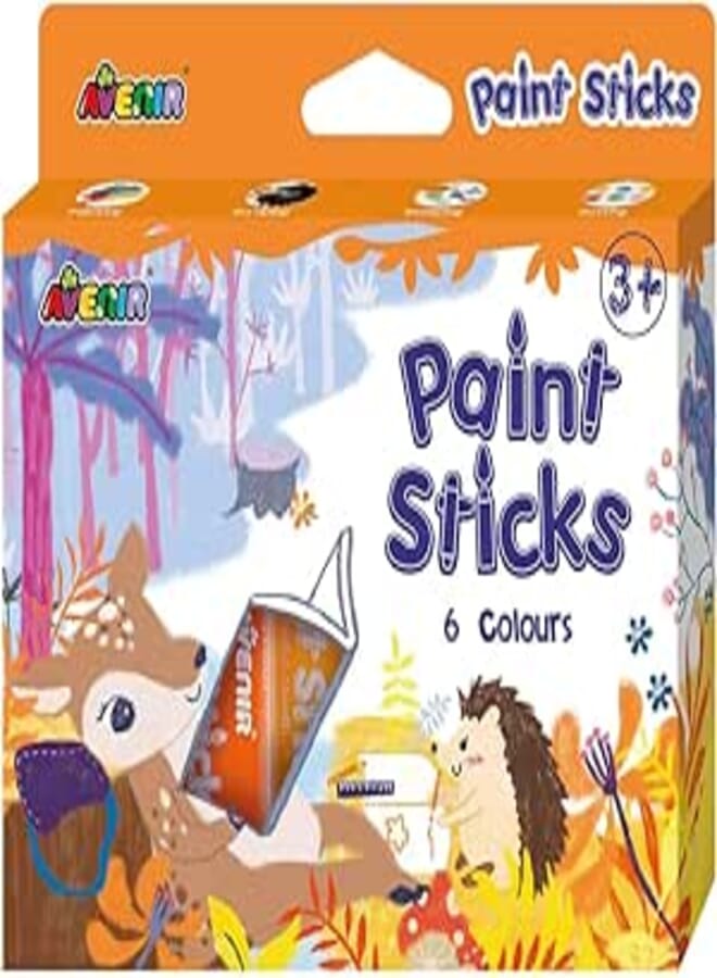 Avenir Metallic Paint Sticks Six Colors Multi