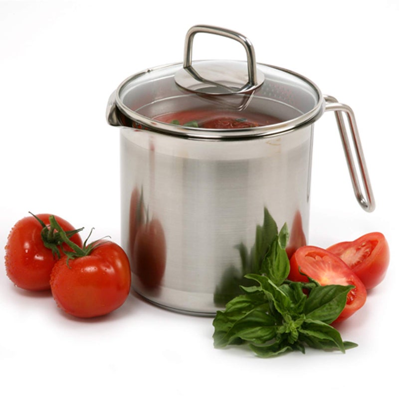Norpro KRONA 12 Cup Multi Pot with Straining Lid, Stainless Steel - Image 2