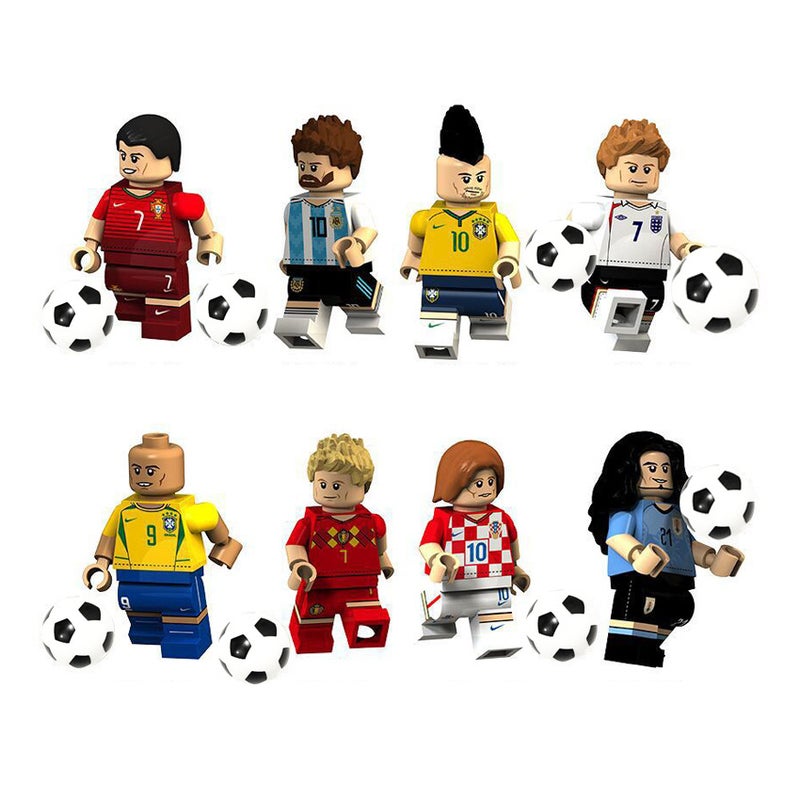 World Cup Soccer Building Block Figure Set (18 Variants) - Image 2