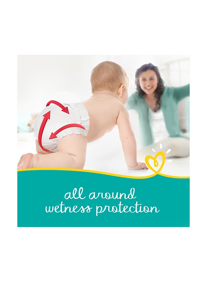 بامبرز حفاضات بيبي دراي، مقاس 4، وزن 9-14 كجم، جوانب مطاطية لملاءمة أفضل وحماية أكبر ضد التسرب، 11 حفاض للأطفال - Image 3