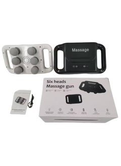 Generic Six-Head Percussive Deep Muscle Massage Gun With 9 Speeds And 9 Different Modes 