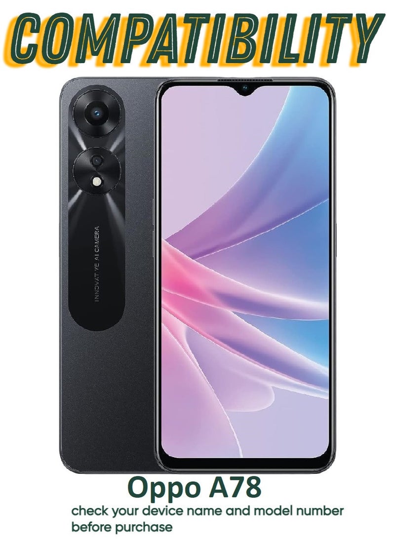 ACLIX Antistatic ESD Dustproof Premium Quality High Definition Tempered Glass Screen Protector Designed For Oppo A78 - Image 3