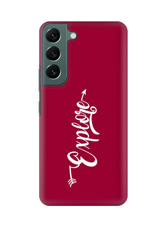 Stylizedd Case for Samsung Galaxy S22+ 5G Slim Snap Classic Series Shield Matte Finish Print - Explore - Image 1