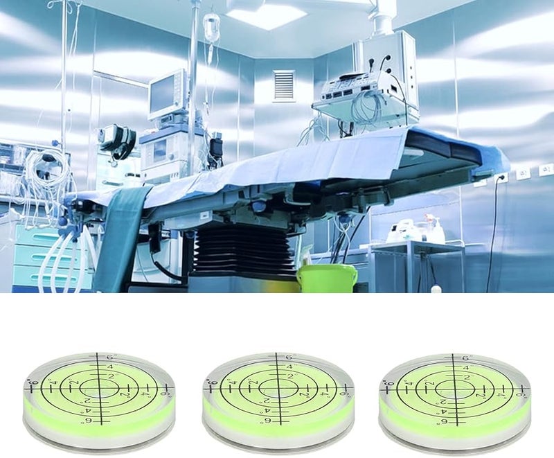 3 Pcs 32mm Round Bubble Level High Precision Mini Bullseye Horizontal Measurement Tool - Image 3