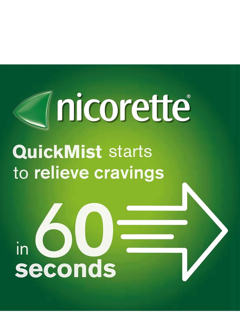 نيكوريت كويك ميست 1 ملغ/بخّة بخاخ فموي بالنيكوتين - نكهة النعناع الطازج 2×150 بخّة - Image 5