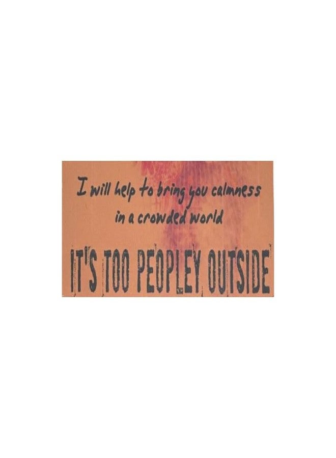 Watchover Voodoo 3-Inch It's Too Peopley Outside Keychain - Handcrafted Gift to Bring Good Luck and Positivity Everywhere You Go - Image 3