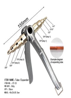 Copper Pipe Flaring and Expanding Tool Pipe Copper Pipe Tube Swaging Tool Expander Drill Bit Assortment Kit Hand Expanding Tool Refrigeration Tools Tube Expander - pzsku/ZC0C861F4DB3A406F984DZ/45/_/1693234179/c68d397b-de69-457a-a0ef-5a03527934c1