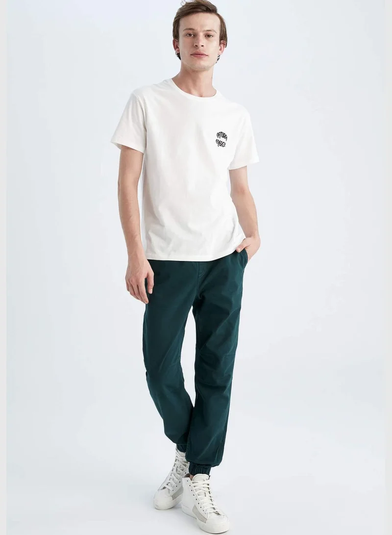 ديفاكتو Basic Tie Waist Ruched Joggers