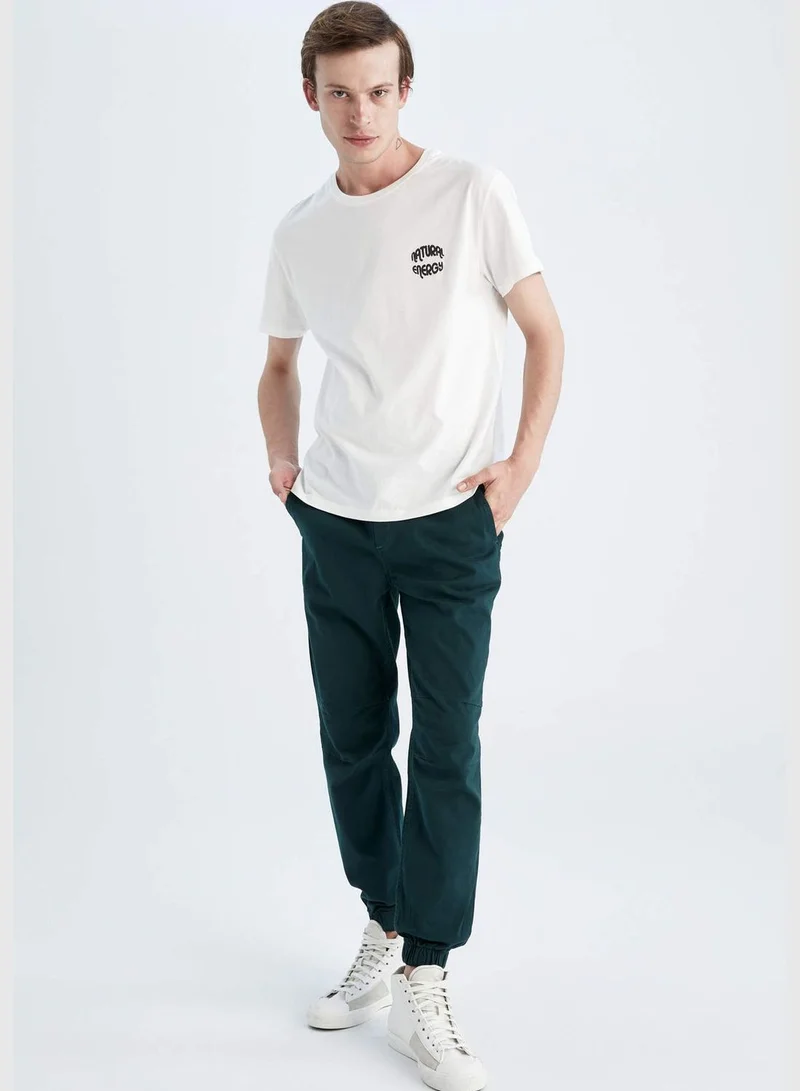 ديفاكتو Basic Tie Waist Ruched Joggers