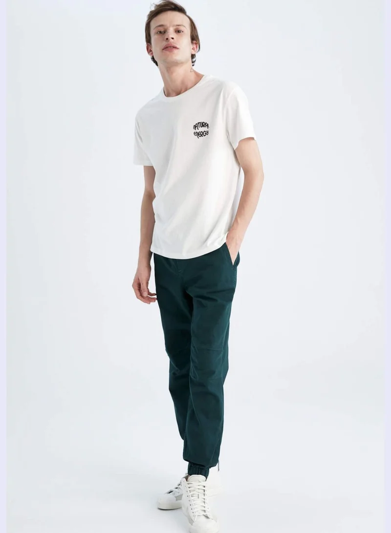 ديفاكتو Basic Tie Waist Ruched Joggers