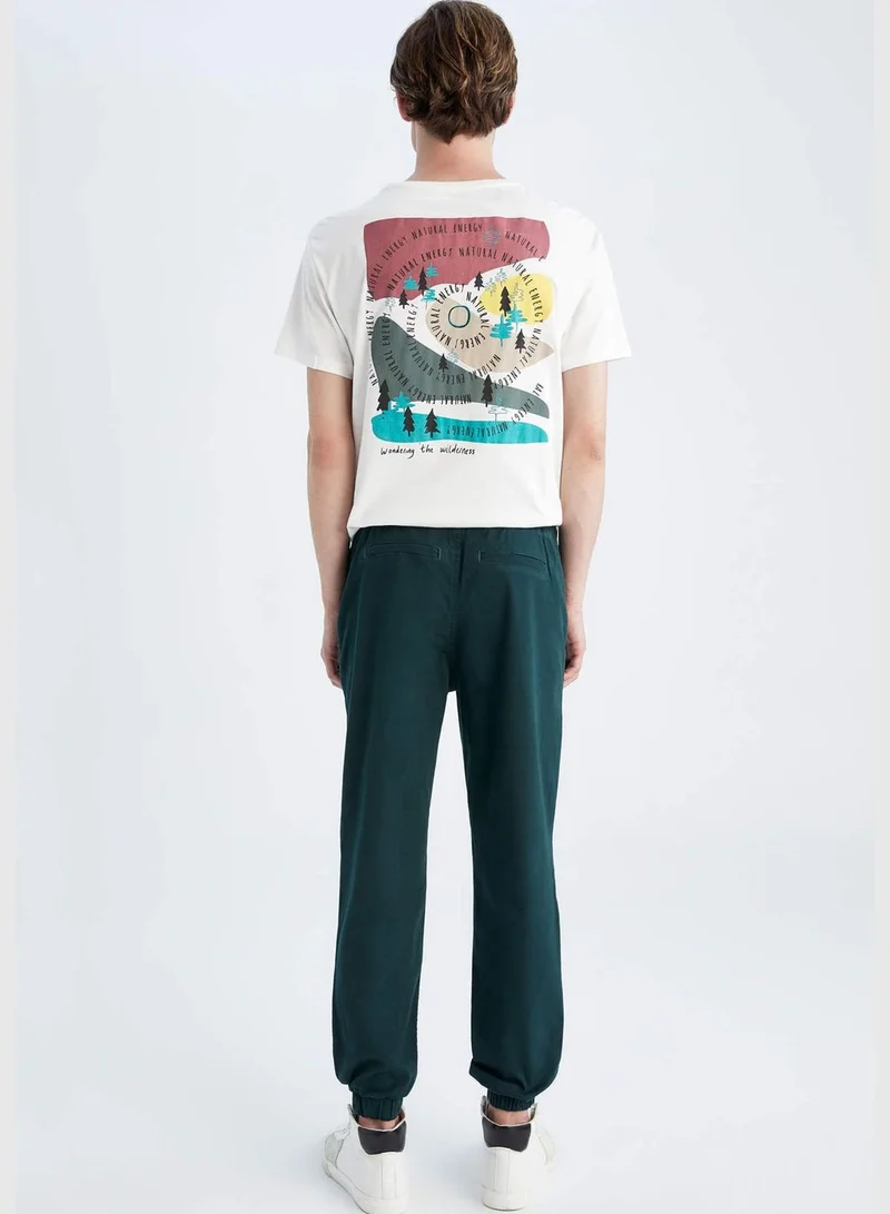 ديفاكتو Basic Tie Waist Ruched Joggers