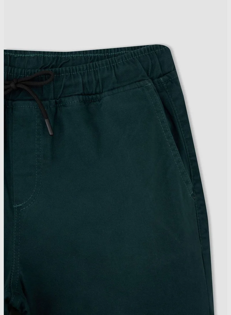 ديفاكتو Basic Tie Waist Ruched Joggers