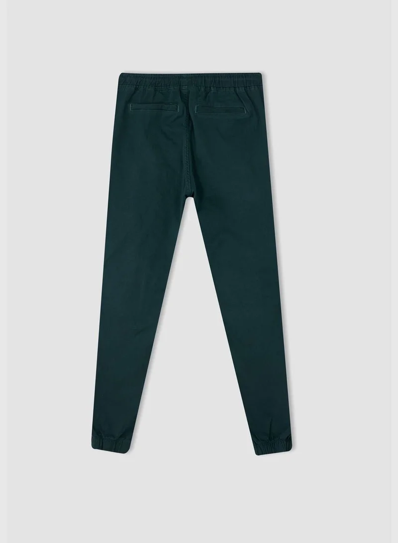 ديفاكتو Basic Tie Waist Ruched Joggers