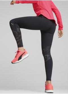 PUMA Graphic Womens High Waist 7/8 Running Leggings  - Image 2