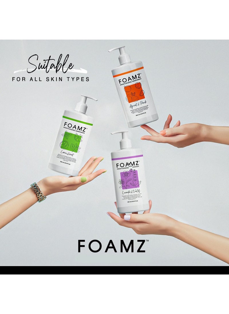 FOAMZ - Liquid Hand Wash With Lavender and Violets Scents 500 ml - Image 1