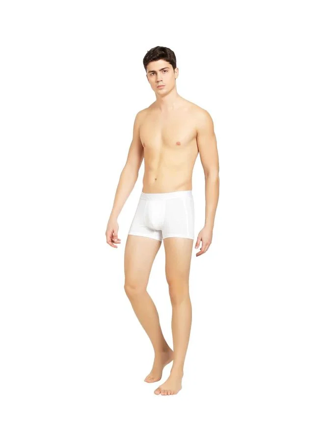 Jockey WHITE IC25 Men Tencel Micro Modal Cotton Elastane Stretch Trunk with Natural Stay Fresh Properties for Men | Best Price UAE