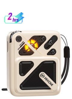 WEKOME WEKOME Beluga D8 Wireless Speaker – Compact, Stylish, and Powerful - White  - Image 1