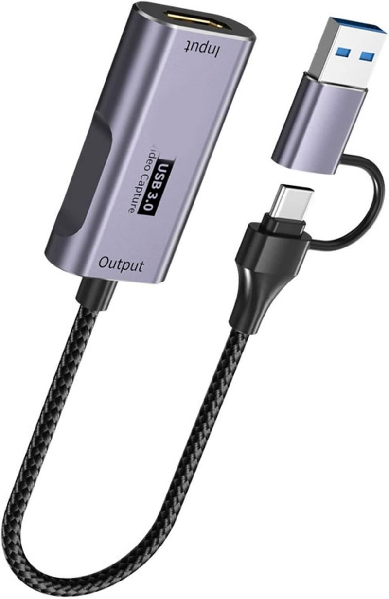 بطاقة التقاط الفيديو USB3.0 لدخول HDTV بدقة 4K60Hz مع الصوت للألعاب والبث والمؤتمرات - Image 1