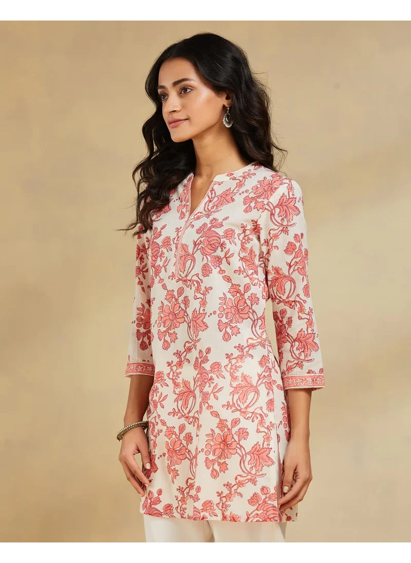 Fabindia Hand Block Printed Short Kurta
