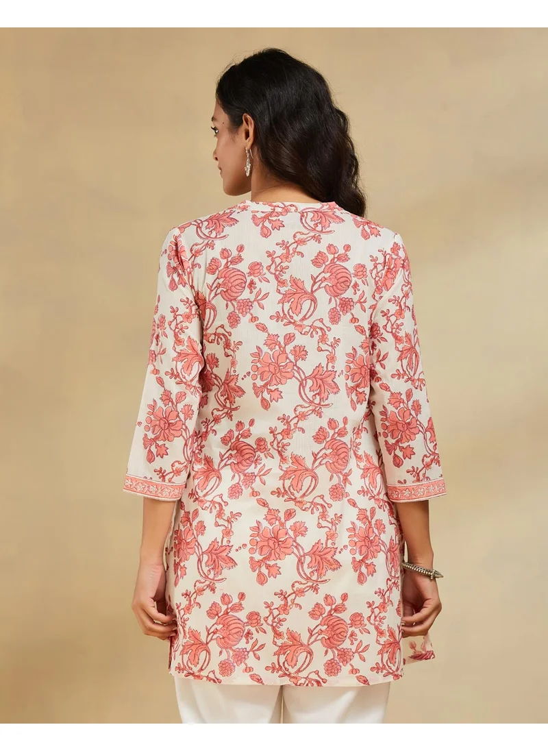 Fabindia Hand Block Printed Short Kurta