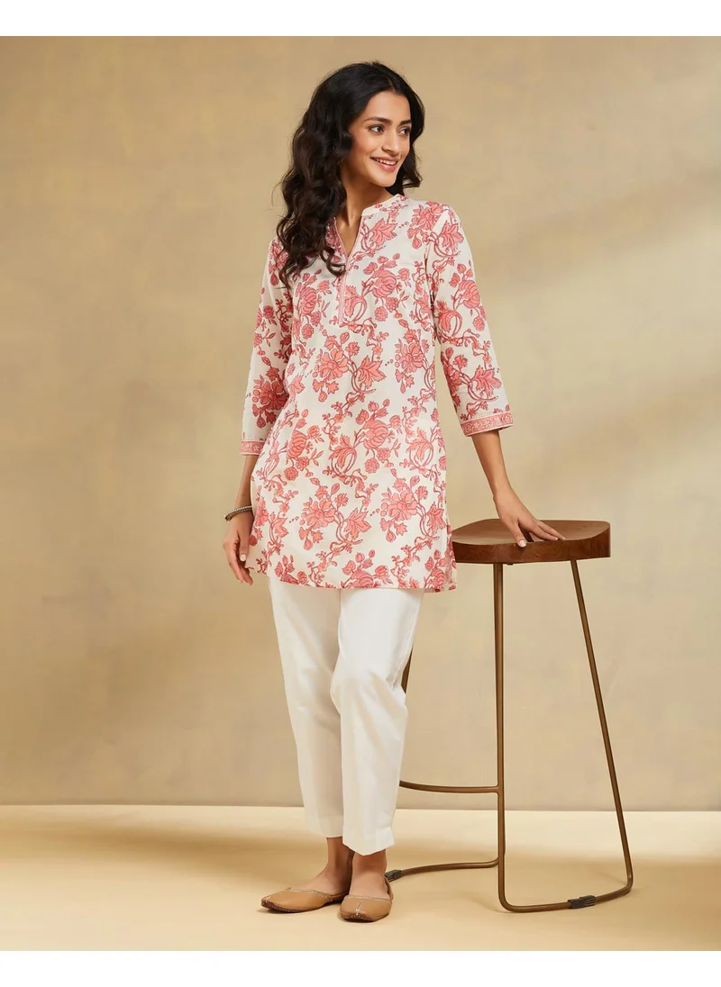 Fabindia Hand Block Printed Short Kurta