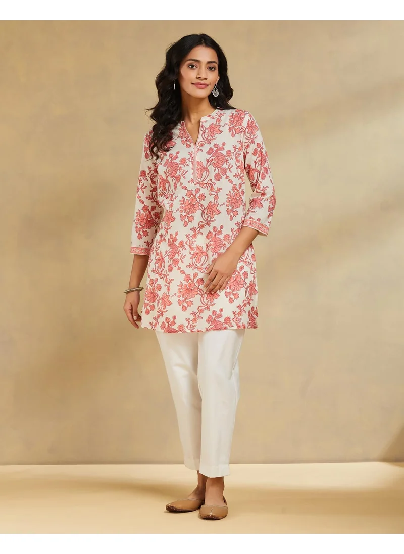 Fabindia Hand Block Printed Short Kurta