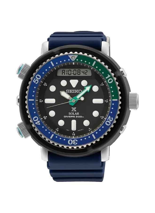 Seiko - Prospex Sea Analog-Digital Black Dial Men'S Watch Snj039P1 - Image 1