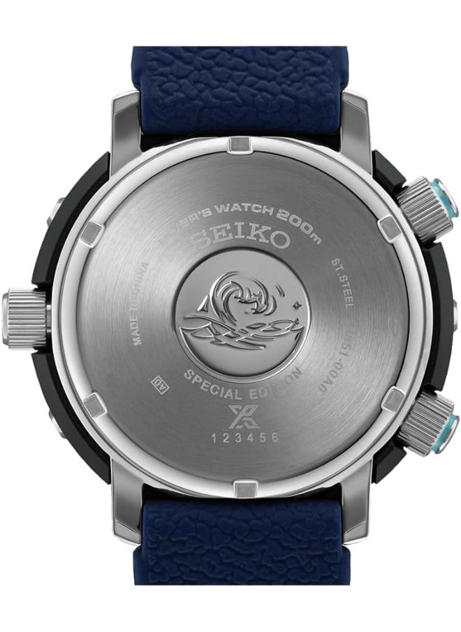 Seiko - Prospex Sea Analog-Digital Black Dial Men'S Watch Snj039P1 - Image 1