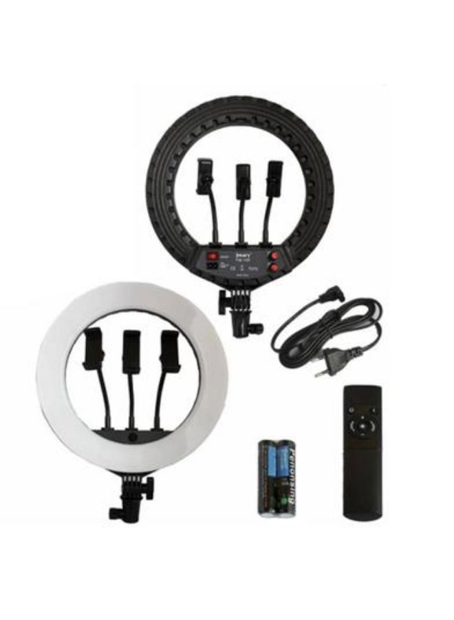 Jmary FM-18R is an 18-inch ring light designed to elevate your lighting game for photography, videography, makeup application, vlogging, & live streaming. - Image 2