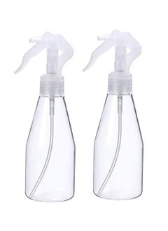 KASTWAVE Clear Plastic Spray Bottles, Misting Spray Bottle, Misting Bottle, Clear Iron Spray Bottle, Leak-proof Water Spray Bottle Hair Sprayer Empty Spray Bottles 2PCS 200ml  - Image 1
