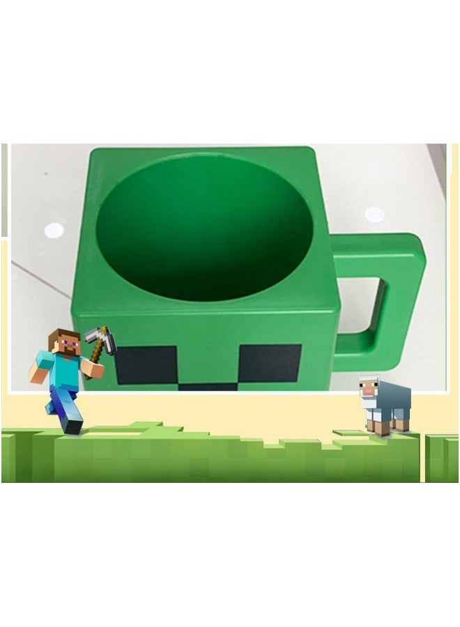 general The Minecraft Mug Is A Gaming Merchandise Product Adorned With Patterns And Models From The Minecraft Game. This Mug Is Suitable For Children And Can Be Used As A Drinking Cup. - Image 2