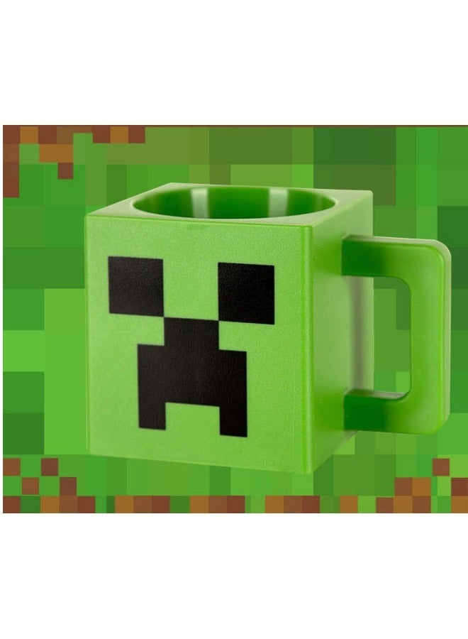 general The Minecraft Mug Is A Gaming Merchandise Product Adorned With Patterns And Models From The Minecraft Game. This Mug Is Suitable For Children And Can Be Used As A Drinking Cup. - Image 3