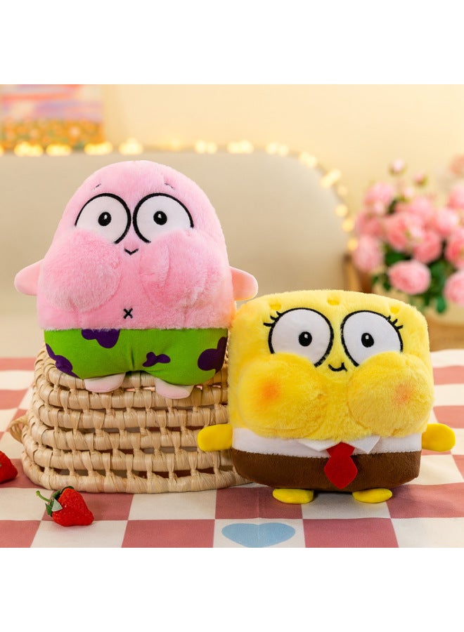 Plush Toys Seven Or Eight Inch Grab Doll Doll To Push Wedding Throw Small Doll 8 Inch Doll Wholesale-Specifications:Rabbit Fur Face Pahai-Color:Boutique 8-inch/single Price/color Mixed Hair - Image 1
